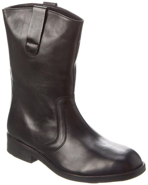 Free People Black Easton Leather Boot