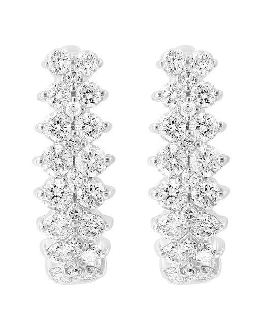 Effy Fine Jewelry White 14K 0.48 Ct. Tw. Diamond Earrings