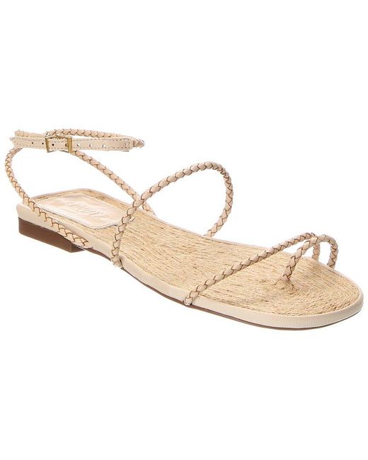SCHUTZ SHOES Metallic Kaya Straw Sandal