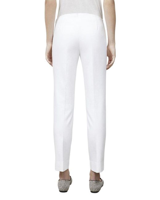 Lafayette 148 New York White Lexington Pant