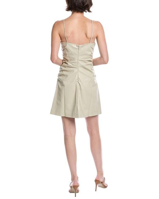 Proenza Schouler Natural Label Fitted Spaghetti Mini Dress