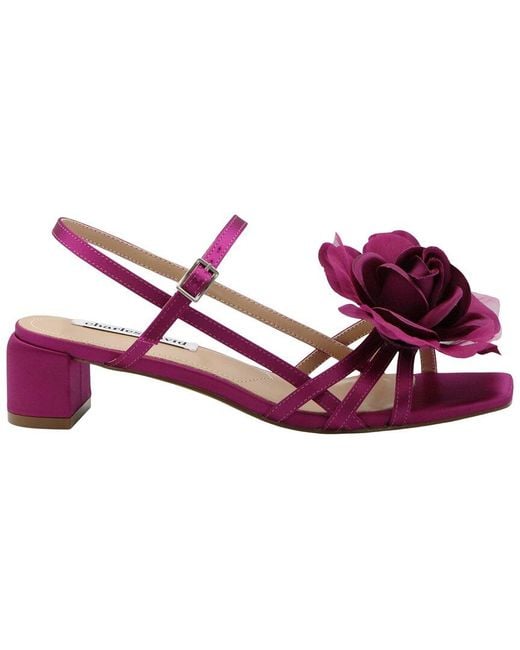 Charles David Pink Deb Sandal