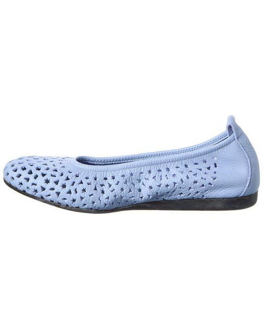 Arche Blue Lilly Leather Flat