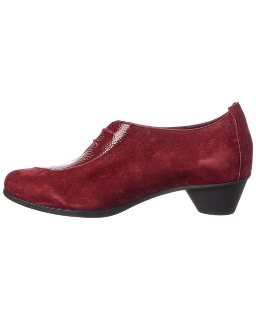Arche Red Cynbee Leather Flat