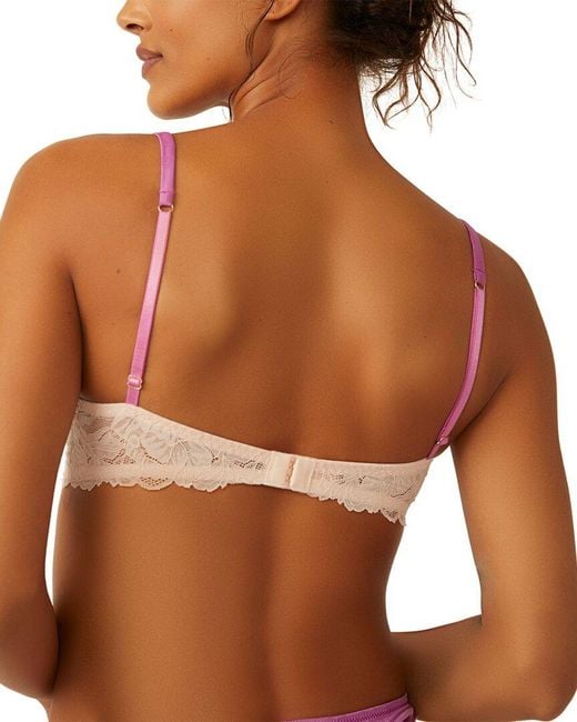 Free People Purple Spring Fling Underwire Bra