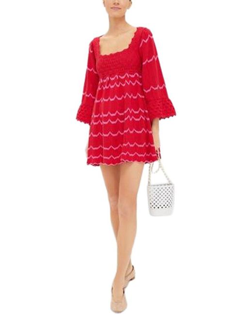 Pomander Place Red Devon Mini Dress