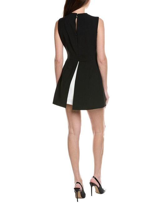 Adrianna Papell Black Colorblock Romper