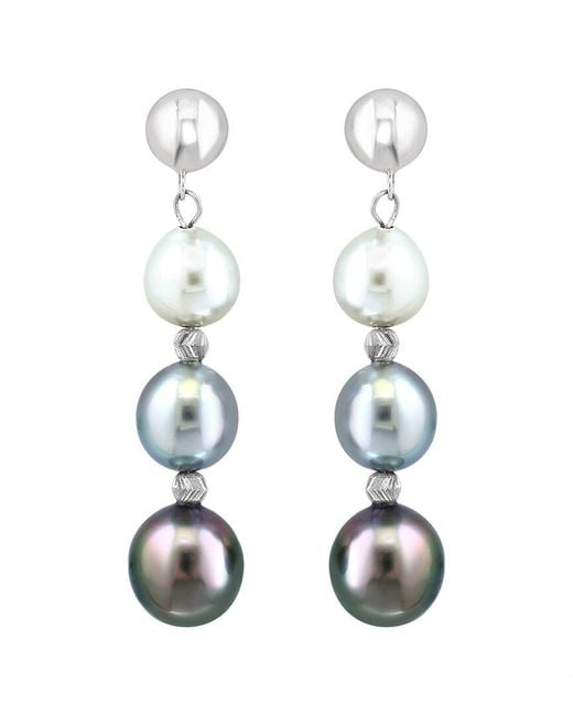 Effy Fine Jewelry White 8,9,9.5Mm Pearl Earrings