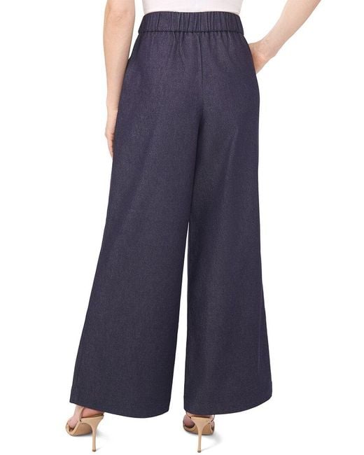 Cece Blue Wide Leg Pant