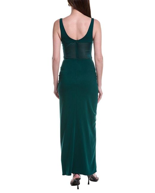 Christopher Esber Green Fusion Fold Tank Dress