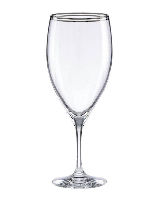 Kate Spade White Library Lane Iced Beverage Glass