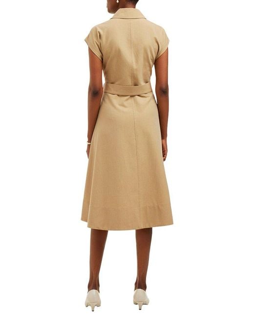 Draper James Natural Tatum Midi Shirtdress