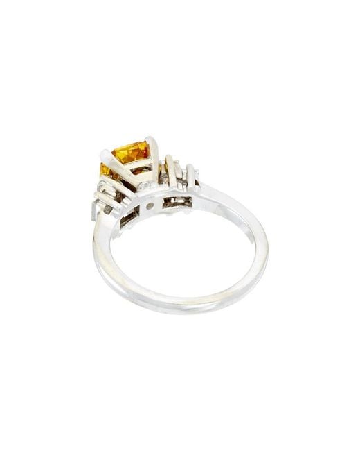 Diana M White Fine Jewelry 14K 2.91 Ct. Tw. Diamond & Sapphire Ring