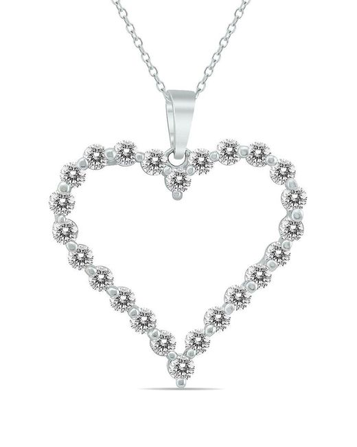 True Diamond Metallic 14k 0.96 Ct. Tw. Diamond Necklace