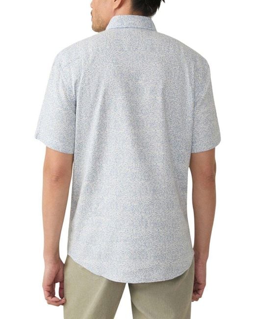 Faherty Brand Gray Breeze Shirt for men