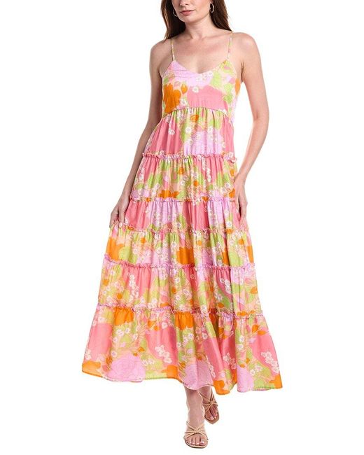 FLORA BEA NYC White Davis Maxi Dress