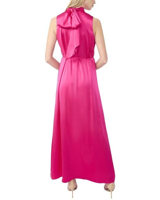 Ted Baker Pink Alina Gathered Neck Maxi Dress