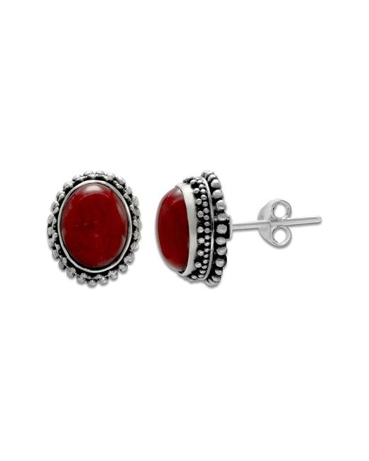 Samuel B. Red 4.80 Ct. Tw. Coral Beaded Earrings