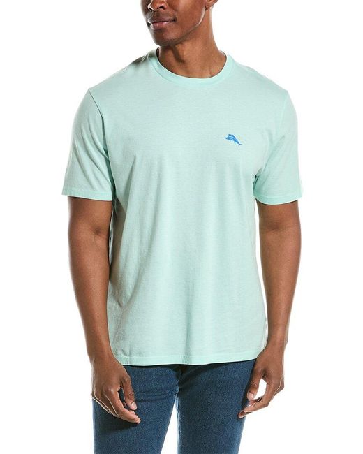 Tommy Bahama Green Monstera Fade T-shirt for men
