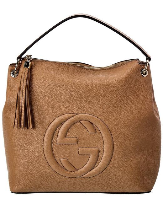 Gucci Brown Soho Leather Tote