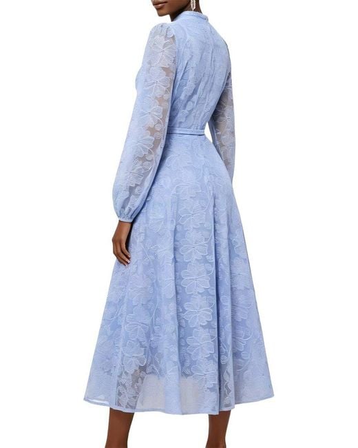Emma way Blue Midi Dress