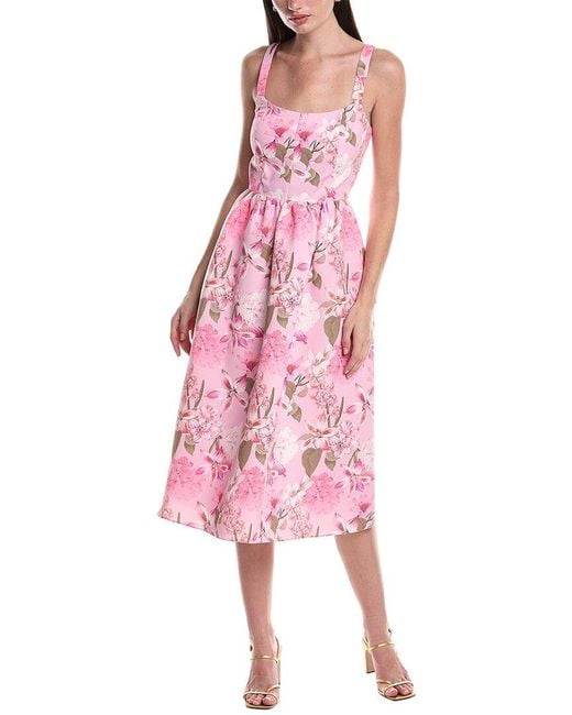 Sachin & Babi Pink Tinsley Midi Dress