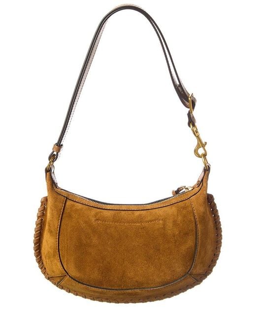 Isabel Marant Brown Oskan Suede Hobo Bag