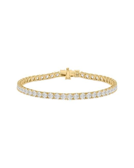 Lab Grown Diamonds Metallic 14K.00 Ct. Tw. Lab-Grown Diamond Tennis Bracelet
