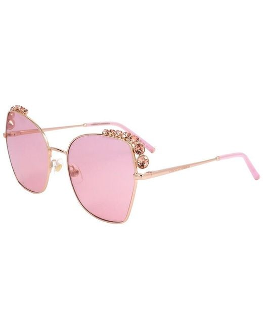 Carolina Herrera Pink 59Mm Sunglasses
