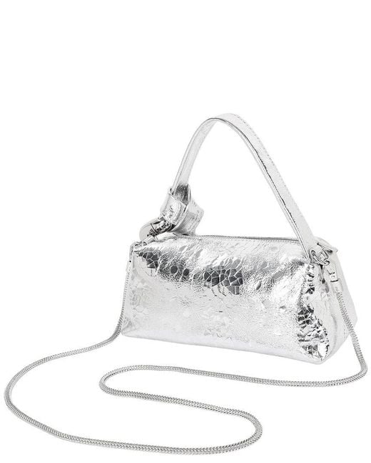 Tiffany & Fred Paris Tiffany And Fred Paris Metallic Leather Mini Top Handle