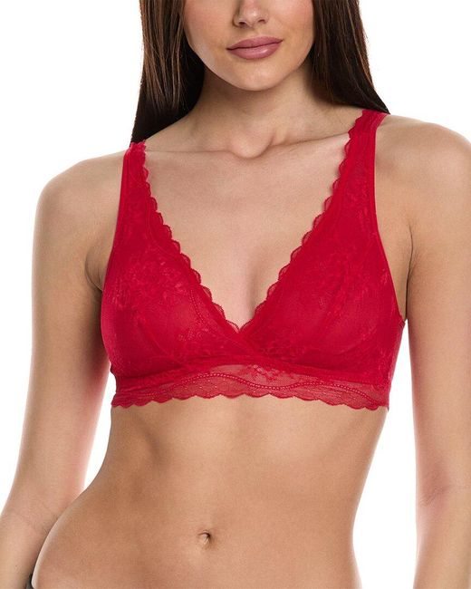 B.tempt'd Red B.temptd By Wacoal No Strings Attached Daywear Bralette