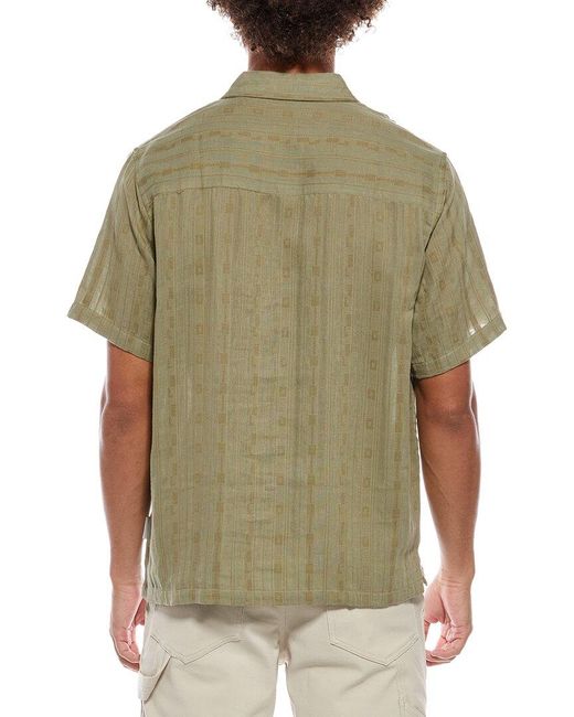 Sovereign Code Green Stripe Shirt for men