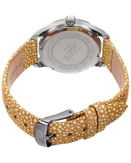 Burgi Metallic Burgi Watch