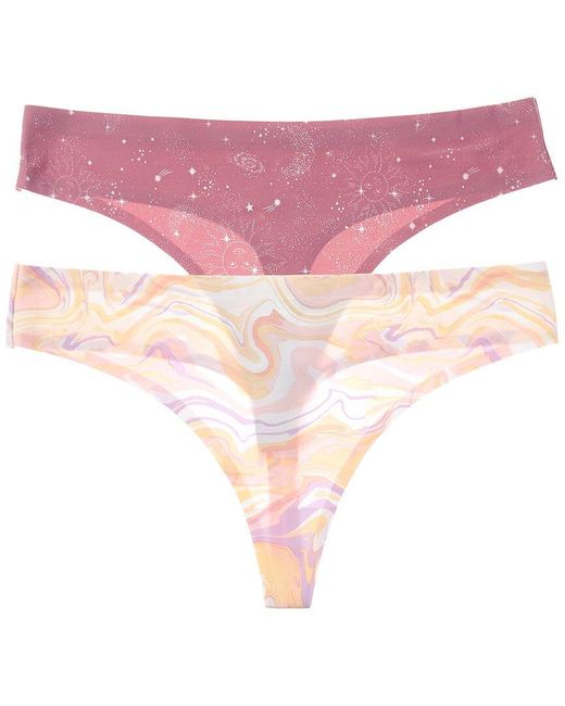 Honeydew Intimates Pink 2Pk Skinz Thong