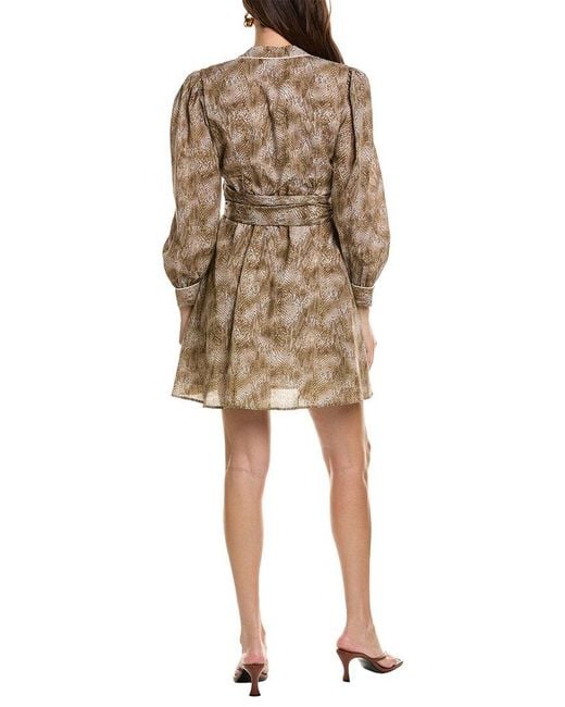 Garrie B Natural Mini Dress