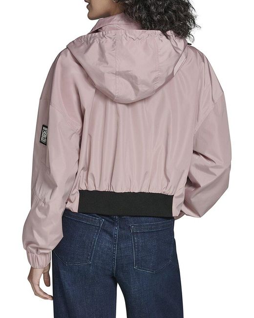 Karl Lagerfeld Red Windbreaker Jacket