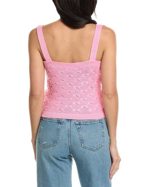 Allison Pink Sweetheart Tank