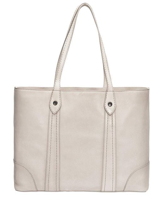 Frye Natural Melissa Leather Shopper Tote