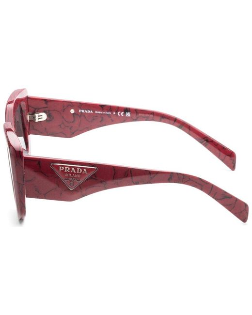 Prada Red Pr14zsf 52mm Sunglasses