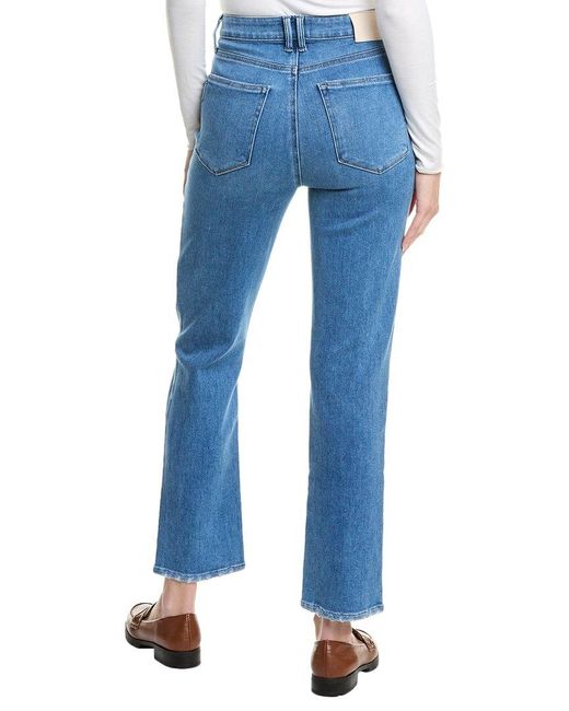 PAIGE Blue Knockout Jolene Princess Tapered Leg Jean