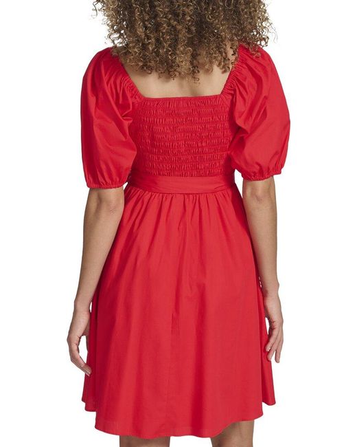 Kensie Red Blend Mini Dress