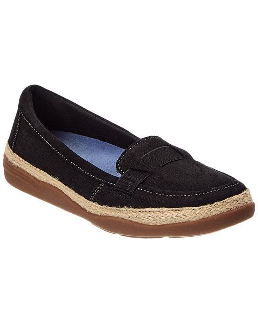 Clarks Blue Elaina Echo Leather Loafer