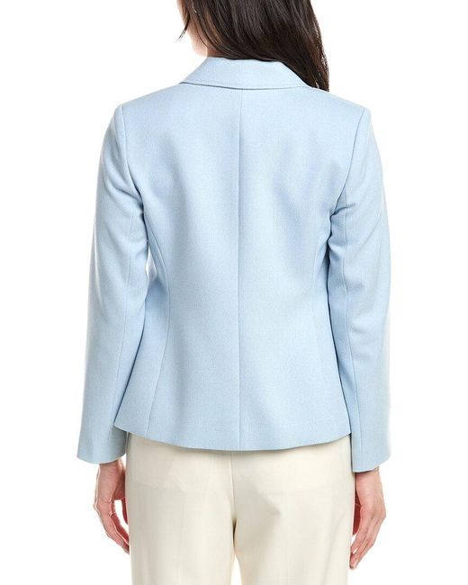 Tahari Blue Petite Blazer