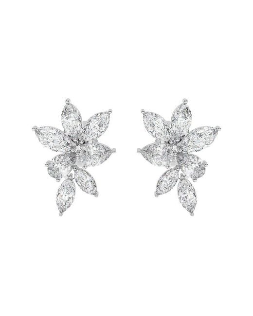 VOWE White 14K 4.00 Ct. Tw. Lab-Grown Diamond Earrings