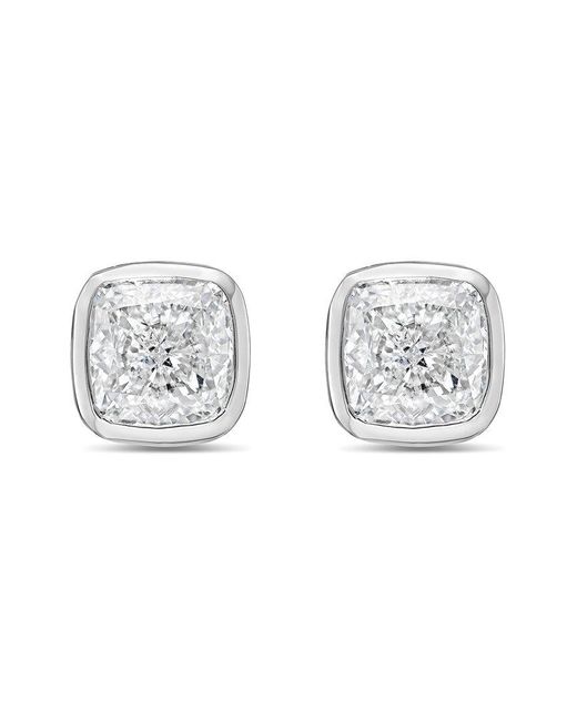 Diana M Metallic Diana M. 14K 5.00 Ct. Tw. Lab-Grown Diamond Stud Earrings