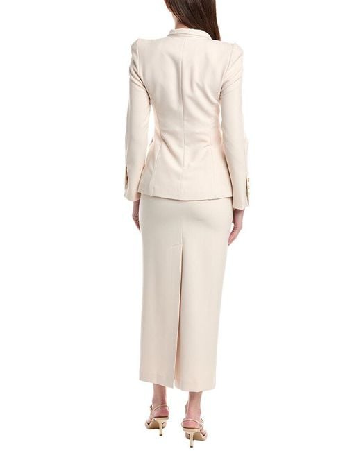 BGL Natural 2Pc Jacket & Skirt Set
