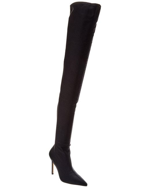 Stuart Weitzman Black Ultrastrt Legging 100 Thigh-High Boot