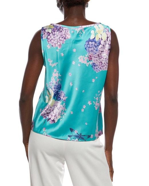 Marc Cain Blue Printed Top