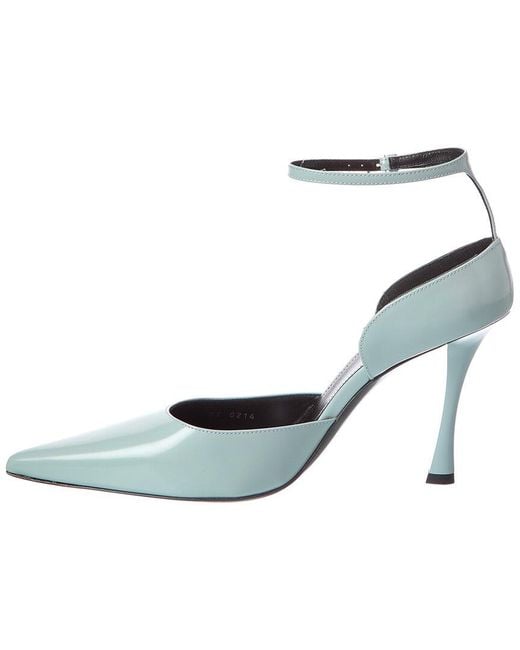 Givenchy White Show Stocking Leather Pump