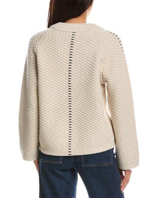 Rag & Bone Natural Norma Wool Sweater